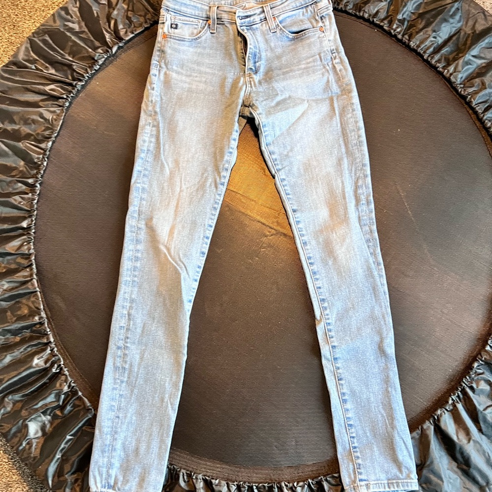 AG Adriano Goldschmied Light Wash Skinny Jeans